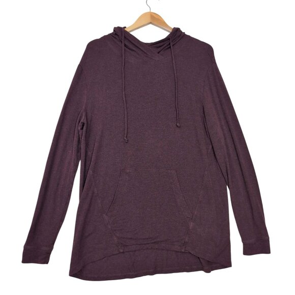Cabi Hype Hoodie Womens S Burgundy Oversized Stretch Soft Casual Comfy Relax - Picture 3 of 11